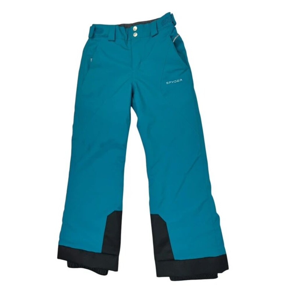 Spyder teal snow pants sz 10
